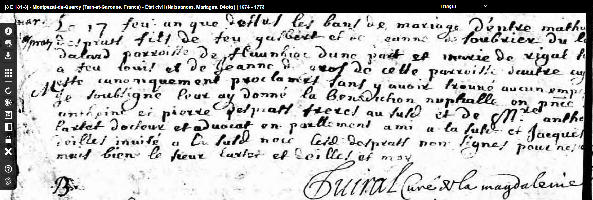 Mariage de Marie de Rigal et Mathieu Desprats 1681.jpg